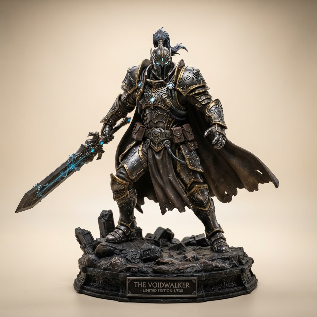 Action figure colecionável impresso em 3D